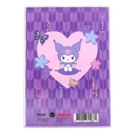 Sanrio - Notebook Kuromi Japanese Holographic Checkered