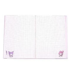 Sanrio - Carnet Kuromi & My Melody Pastel Flower Holographic Checkered