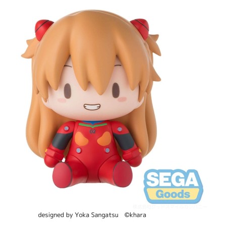Evangelion - : New Theatrical Edition Fuwa Petit Chibi Figure Asuka Plug Suit 8 cm
