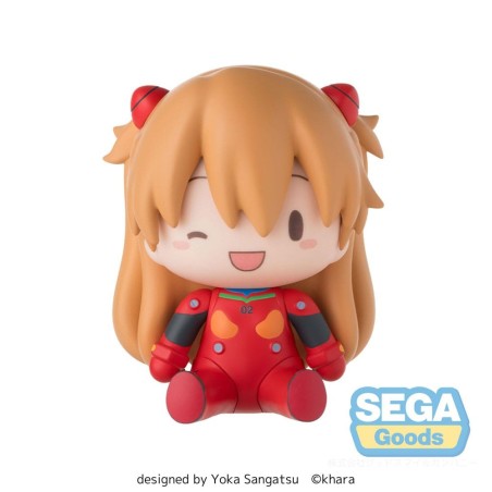 Evangelion - : New Theatrical Edition Fuwa Petit Chibi Figure Asuka Plug Suit 8 cm