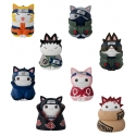 Naruto Shippuden Nyaruto! - Assortiment 8 trading figures Cats of Konoha Village 3 cm