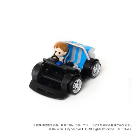 Fast & Furious - Véhicule Fast & Furious avec mini figurine Q-Village Nissan Skyline GT-R (R34) 9 cm