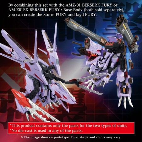 Zoids - Model Kit Accesoory Set AM-Z01CP Berserk Fury Sturm & Jagd Unit