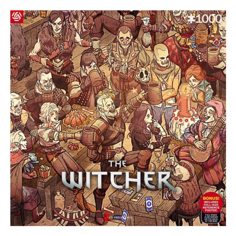 The Witcher - Puzzle Birthday (1000 pièces)