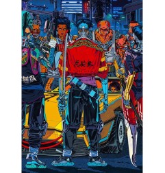 Cyberpunk 2077 - Puzzle Kickdown (1000 pièces)