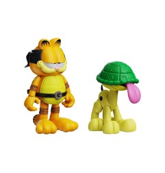 Garfield - Pack 2 figurines Garfello et Sidekick Odie