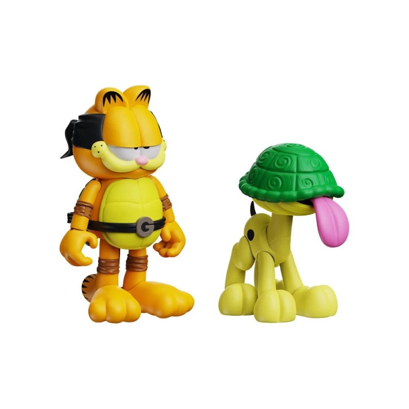 Garfield - Pack 2 figurines Garfello et Sidekick Odie