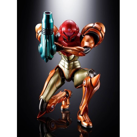 Metroid Prime 4: Beyond - Figurine Diecast Chogokin Samus Aran LED 21 cm