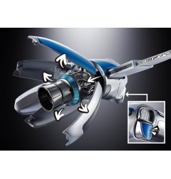 Astro Bot - Figurine Chogokin Astro Bot & Dual Speeder