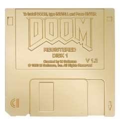 Doom - Réplique Floppy Disk Gold Plated Limited Edition