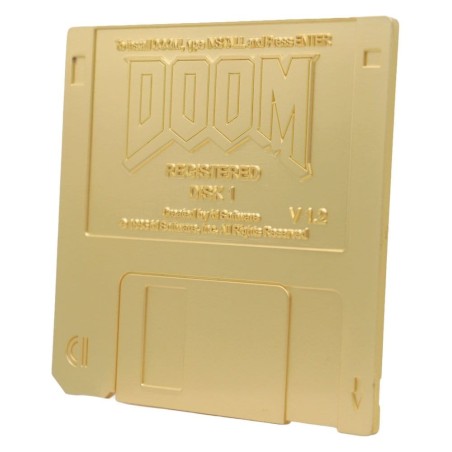 Doom - Replik Floppy Disk Gold Plated Limited Edition