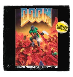 Doom - Réplique Floppy Disk Gold Plated Limited Edition