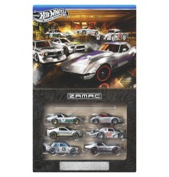 Hot Wheels Silver Series - Pack 6 véhicules Hot Wheels Silver Series Die-Cast 1/64 ZAMAC