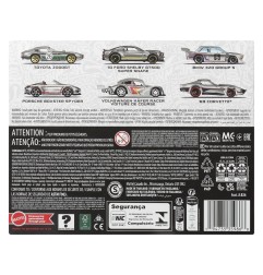 Hot Wheels Silver Series - Pack 6 véhicules Hot Wheels Silver Series Die-Cast 1/64 ZAMAC
