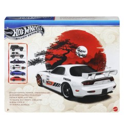 Hot Wheels Silver Series - Pack 6 véhicules Die-Cast 1/64 Streets of Japan