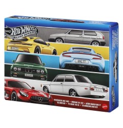 Hot Wheels Silver Series - Pack 6 véhicules Hot Wheels Silver Series Die-Cast 1/64 Euro Style