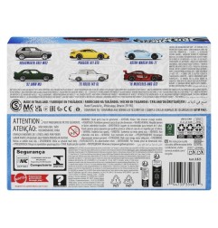 Hot Wheels Silver Series - Pack 6 véhicules Hot Wheels Silver Series Die-Cast 1/64 Euro Style