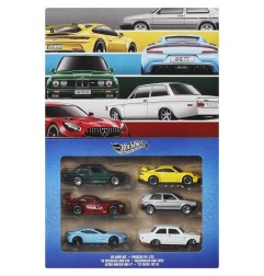 Hot Wheels Silver Series - Pack 6 véhicules Hot Wheels Silver Series Die-Cast 1/64 Euro Style