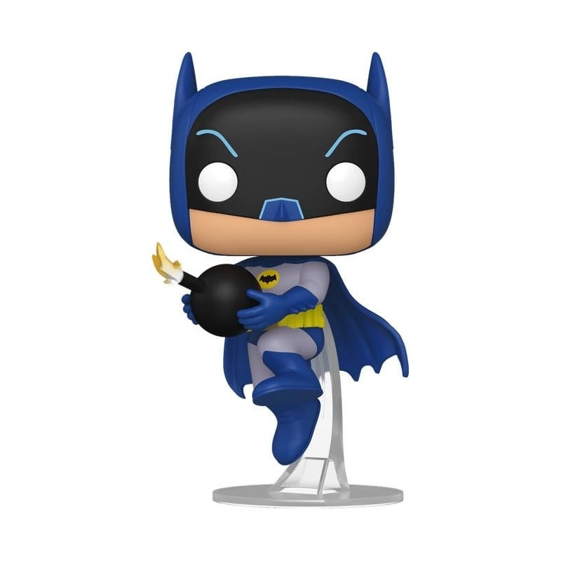 Batman 66 - Figurine POP! Heroes Batman avec un Bombe 9 cm