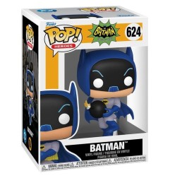 Batman 66 - Figurine POP! Heroes Batman avec un Bombe 9 cm