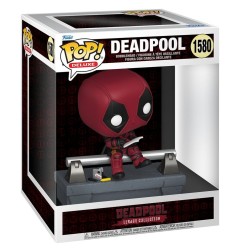 Marvel - Figurine POP! Deluxe Deadpool sur le pont 9 cm