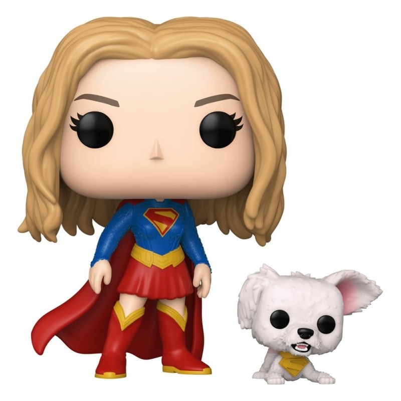 DC Comics - Supergirl (2026) POP! Heroes Vinyl Figure Supergirl with Puppy Krypto 9 cm DC Comics - Supergirl (2026) POP! Heroes Vinyl Figure Supergirl with Puppy Krypto 9 cm