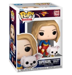 DC Comics - Supergirl (2026) POP! Heroes Vinyl Figure Supergirl with Puppy Krypto 9 cm