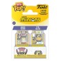 Minions - Pack 2 figurines Bitty POP! Bride Kevin & Eye, Matie 2 cm