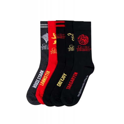 Game of Thrones - Pack 5 paires de chaussettes Game of Thrones