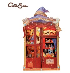 CuteBee - Maquette Book Nook Amazing Toy Store 17 x 12 cm