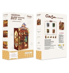 CuteBee - Maquette Book Nook Amazing Toy Store 17 x 12 cm