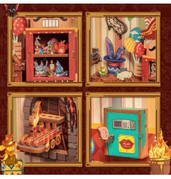 CuteBee - Maquette Book Nook Amazing Toy Store 17 x 12 cm