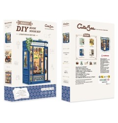 CuteBee - Maquette Book Nook Literature Bookstore 17 x 12 cm