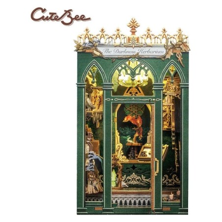 CuteBee - Maquette Book Nook The Darkness Herbarium 17 x 12 cm