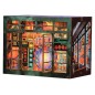 CuteBee - Maquette Book Nook Hong Kong Neon Light 13 x 17 cm