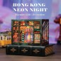 CuteBee - Maquette Book Nook Hong Kong Neon Light 13 x 17 cm