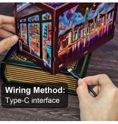 Other - Book Nook Hong Kong Neon Light 13 x 17 cm