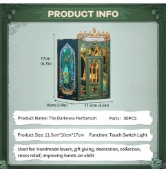 Other - Book Nook The Darkness Herbarium 17 x 12 cm