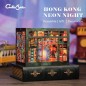 CuteBee - Maquette Book Nook Hong Kong Neon Light 13 x 17 cm