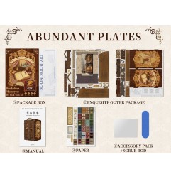 CuteBee - Maquette Book Nook Bookshop Memories 17 x 10 cm