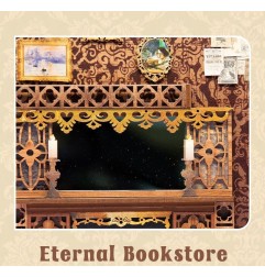 CuteBee - Maquette Book Nook Eternal Bookstore 23 x 11 cm