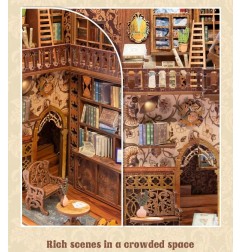 CuteBee - Maquette Book Nook Eternal Bookstore 23 x 11 cm