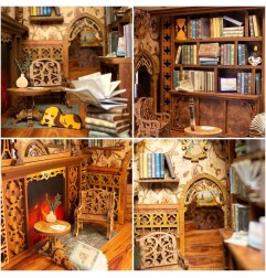 CuteBee - Maquette Book Nook Eternal Bookstore 23 x 11 cm