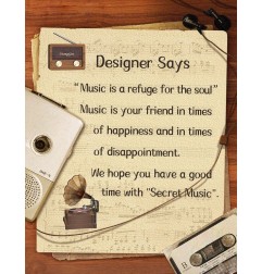 Other - Book Nook The Secret Rhythm 23 x 11 cm