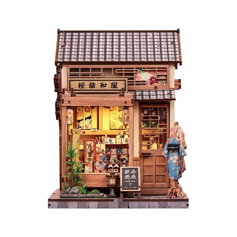 Other - Miniature House Model Kit Sakura O Kimono Shop 19 x 14 cm Other - Miniature House Model Kit Sakura O Kimono Shop 19 x 14 cm