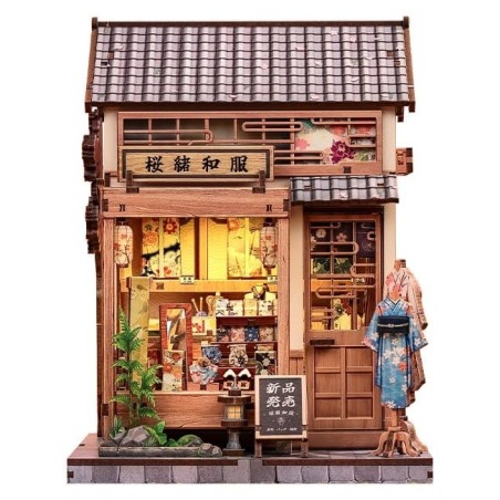 Other - Miniature House Model Kit Sakura O Kimono Shop 19 x 14 cm