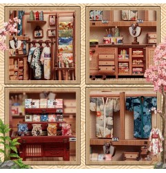 Other - Miniature House Model Kit Sakura O Kimono Shop 19 x 14 cm