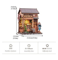 Other - Miniature House Model Kit Sakura O Kimono Shop 19 x 14 cm