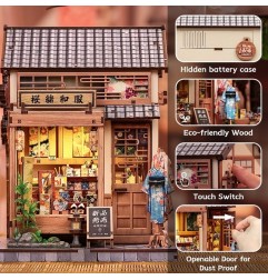 Other - Miniature House Model Kit Sakura O Kimono Shop 19 x 14 cm