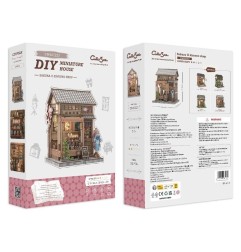 CuteBee - Maquette Miniature House Sakura O Kimono Shop 19 x 14 cm